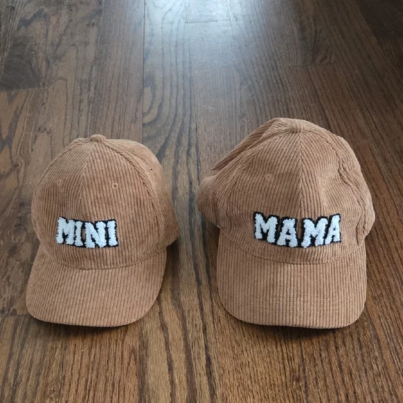 Corduroy Mini and Mama Hats - Picture 2 of 9
